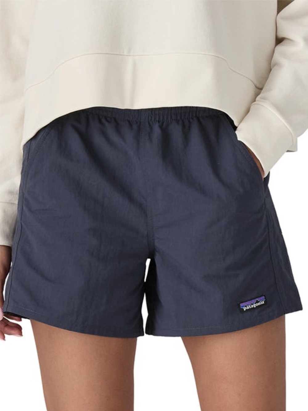 Patagonia Women's Baggies 5 Inch Shorts, Navy, Large